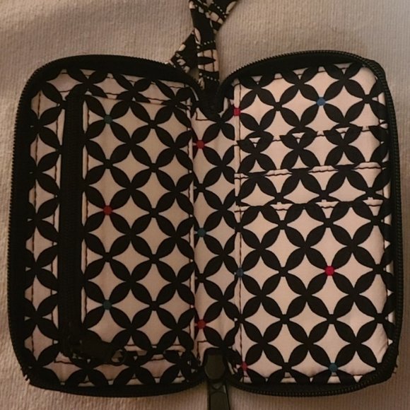 Vera Bradley Retired Barcelona Print Wristlet with Phone Compartment - Picture 3 of 6